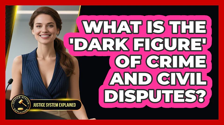 What Is The 'dark Figure' Of Crime And Civil Disputes? - Justice System Explained