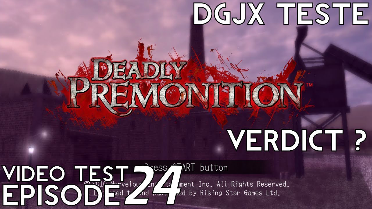 [VideoTest 024] DGJX passe Deadly Premonition (Xbox 360) à la