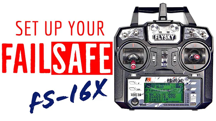 FSi6X Failsafe Setup Tutorial - How to Use FlySky Transmitter Failsafe (fs-i6x, fs-i6)