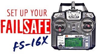 FSi6X Failsafe Setup Tutorial - How to Use FlySky Transmitter Failsafe (fs-i6x, fs-i6)