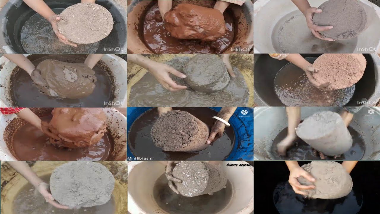 ASMR Edits Huge Bucket 🪣 Shape Texture Crumbling Compilation 🥰||Satisfying Relaxing videos 💥✨