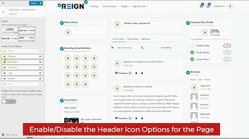 How to Set Header Icons - Reign BuddyPress Theme - Community Theme for WordPress