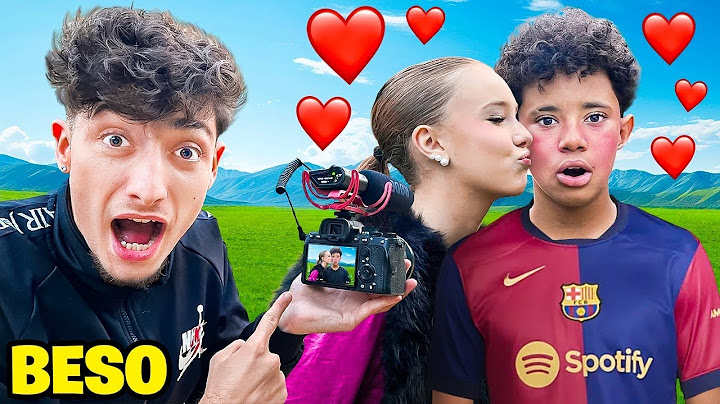 SE BESAN el NIÑO LAMINE YAMAL con SU CRUSH Y LO GRABO!
