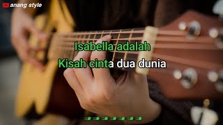Isabella - Amy Search || Karaoke Akustik ( Nada Cowok ) 