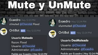 Comando Mute y UnMute - [Bot Designer For Discord] #6