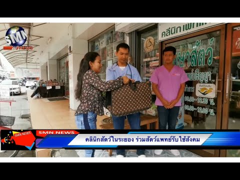 (SMN NEWS)คลีนิคโรงพยาบาลสัตว์ในระยองร่วมสัตวแพทย์ไทยรับใช้สังคมเนื่องในวันสัตวแพทย์/วันแม่แห่งชาติ.