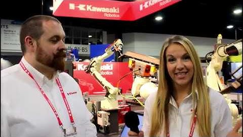 Kawasaki Robotics at FABTECH 2018 - Arc Welding & Grinding