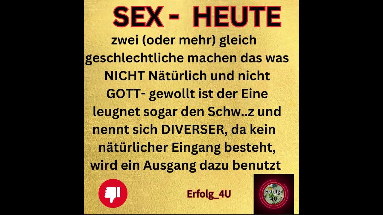 selbst SEX ist nicht zeitlos sondern unterliegt dem Wandel der ZEIT