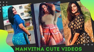Manvitha Cute & Hot Videos  (Green Media)