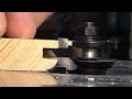 Easy Setup of Rail and Stile Router Bits Without a Template
