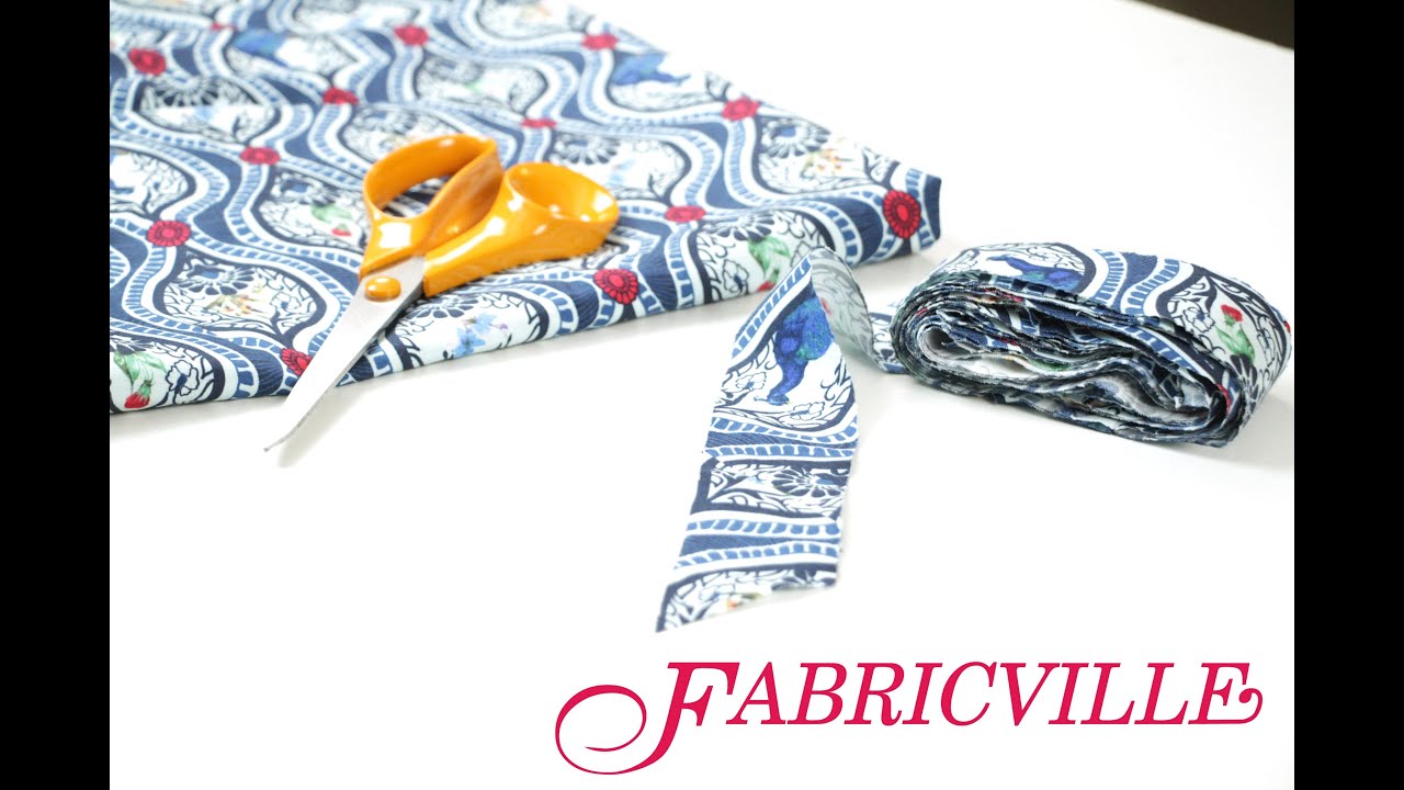 Madeleine & Fabricville Cutting your own bias tape YouTube