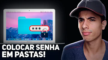 Como colocar senha nas fotos macbook?