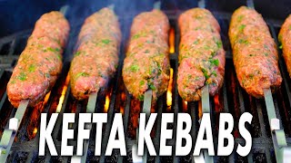Kefta Kebabs Grilled On The Weber Kettle