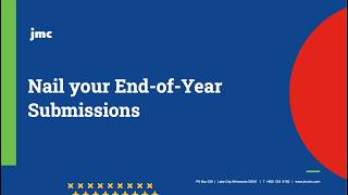 Nail your End of Year Submissions