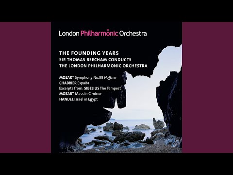 Israel in Egypt, HWV 54, Part II: Duet "The Lord is a man of war" (2 Basses)