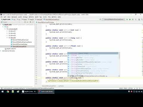 Java语法 077 重载练习3 实现重载的pri