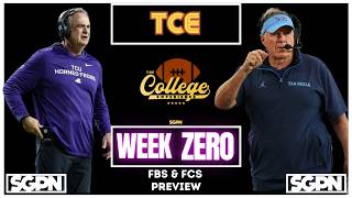 WEEK ZERO FBS & FCS PREVIEW & PICKS | THE COLLEGE FOOTBALL EXPERIENCE