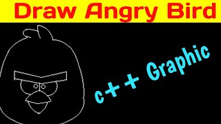 Draw Angry bird | c++ graphic | free source code | Angry Bird drawing - Code studio  #AngryBird screenshot 3