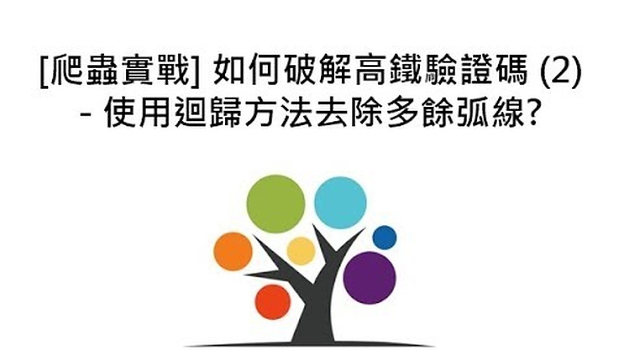 [爬蟲實戰] 如何破解高鐵驗證碼 (2) - 使用迴歸方法去除多餘弧線?