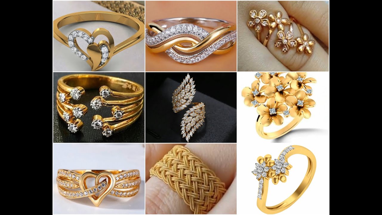 Latest and New Gold Ring Designs For Women|Trending Ring Designs # ...