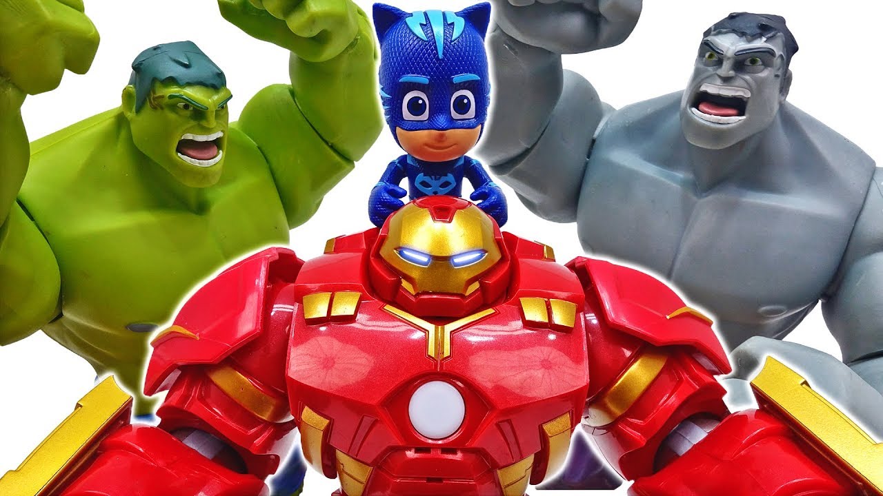 spielzeugregal Two Hulks Are Fighting~! Avengers, Help The Good Hulk #ToyMartTV