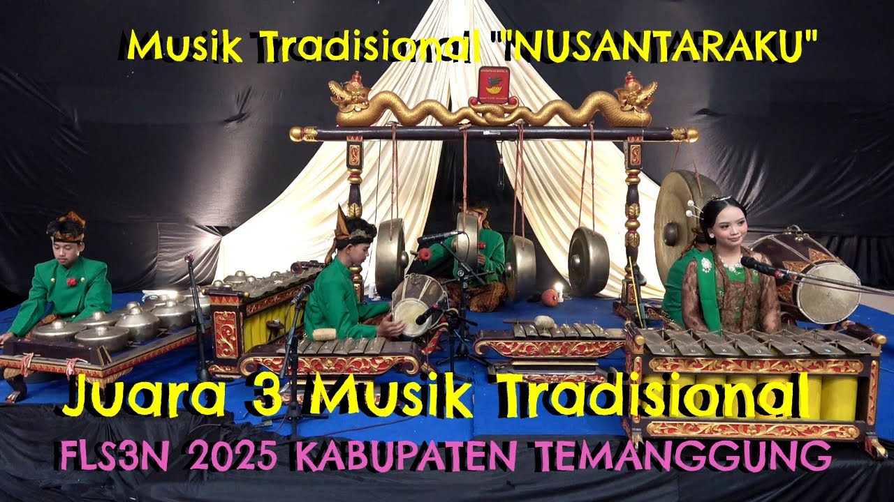 JUARA 3 MUSIK TRADISIONAL FLS3N 2025 Kabupaten Temanggung#fls3n2025