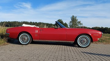 1968 Pontiac Firebird  convertible power top operation