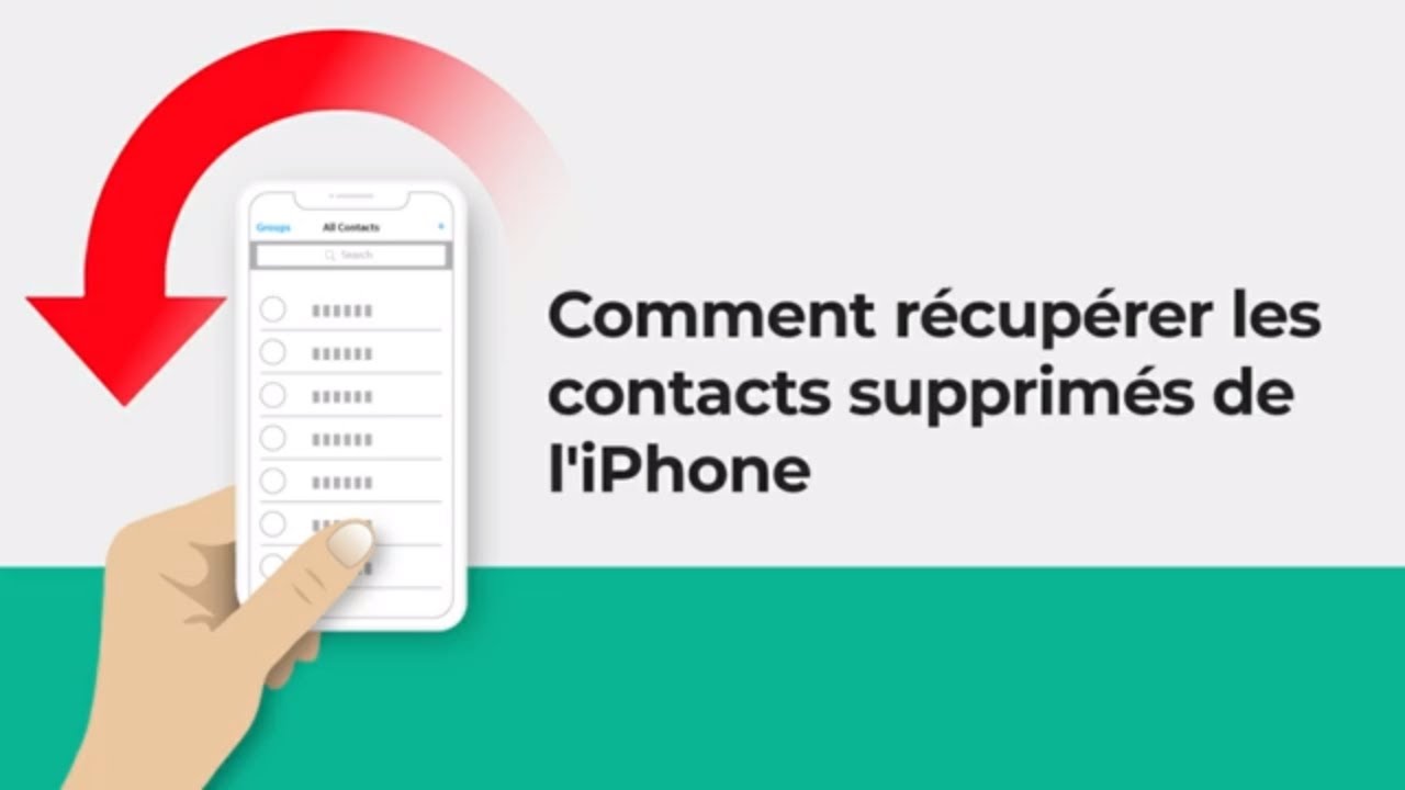 Comment Recuperer Les Contacts Supprimes De L Iphone Youtube