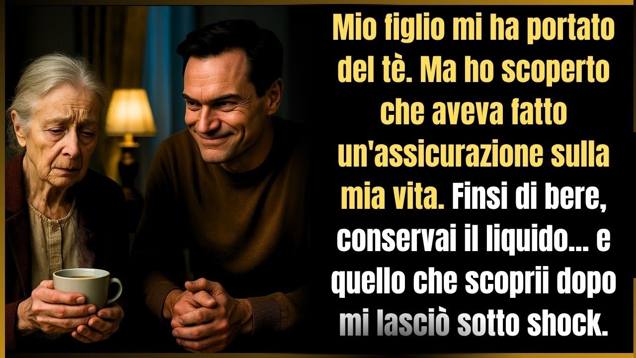 "L'ho preparato appositamente per i tuoi nervi, mamma" disse Marco, posando la tazza davanti a me. Il suo sorriso non raggiungeva gli occhi. Solo ieri avevo trovato quella busta infilata tra la...