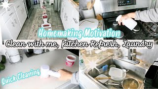 CLEAN WITH ME || HOMEMAKING || CLEANING MOTIVATION by Angie Perry Home 347 views 1 year ago 7 minutes, 16 seconds