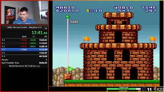 SMB Lost Levels Warpless D-4 41:10