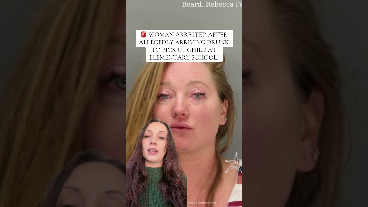 🚨 WOMAN ARRESTED AFTER ALLEGEDLY ARRIVING DRUNK TO PICK UP CHILD AT ELEMENTARY SCHOOL!
