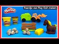 Play Doh Wheels Tractor en Paard maken | Family Toys Collector