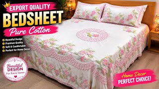 King Size Export Quality Bedsheets 🌸 | Soft & Stylish Boho Tufted 9717478084 screenshot 2