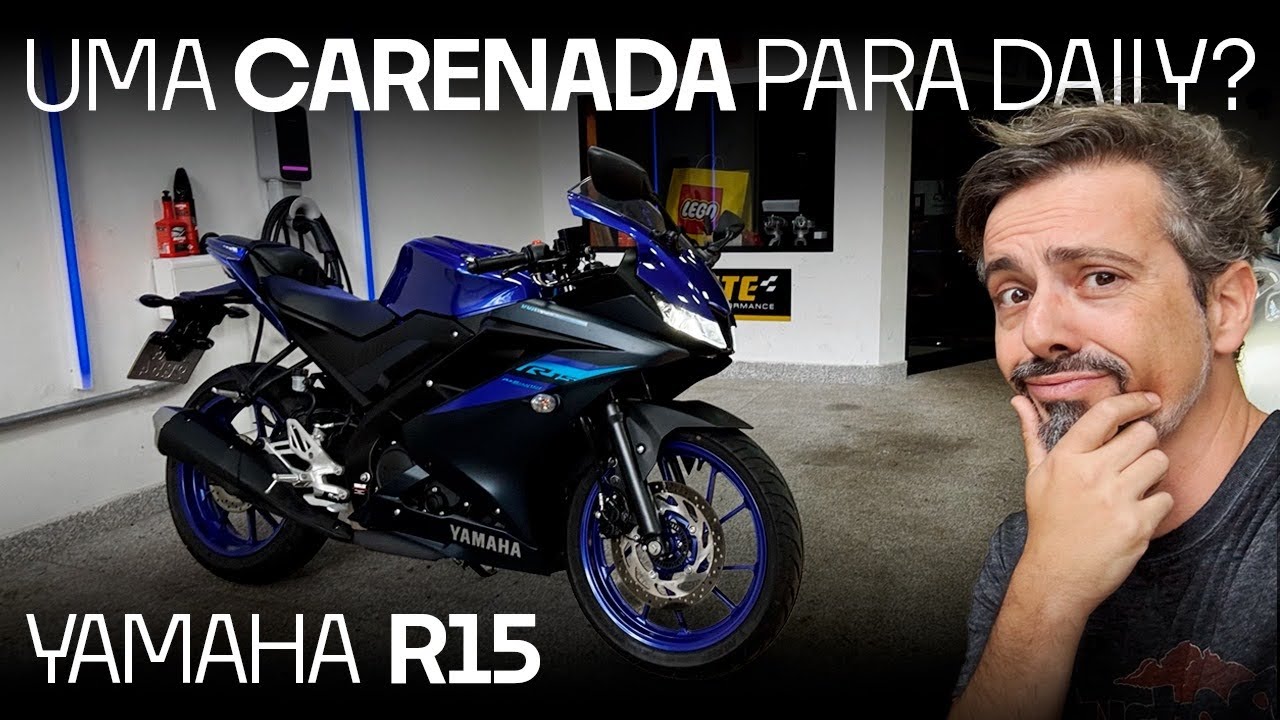 CARENADINHA ENFEZADA! Yamaha R15 é uma moto DE CORRIDA para a CORRERIA urbana!