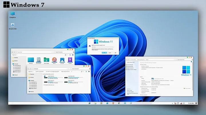 Windows 11 Theme For Windows 7 || Make Windows 7 Look Like Windows 11 || Windows 7 Ultimate