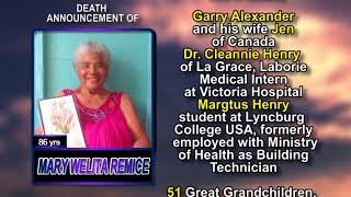 Mary Welita Remice long 2