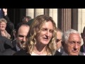 Claire Blackman speaks following Alexander Blackman murder conviction was downgraded