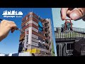 【ジオラマ】「天気の子」に登場する代々木会館を再現 Making a Diorama of Building from a Japanese Anime