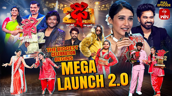 Dhee 20 | Mega Grand Launch 2.0 | 2nd July 2025 | Regena Cassandrra , Vijay Binni | ETV Telugu