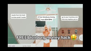 Free Bloxburg Money Hack 💰