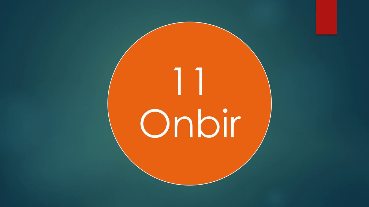 Matematik - Sayıları tanıyalım. Matematik 1. sınıf - YouTube