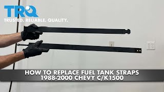 How To Replace Fuel Tank Straps 1988-2000 Chevy C\/K1500