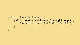 003 Time To Get Your Hands Dirty Your First Java Program