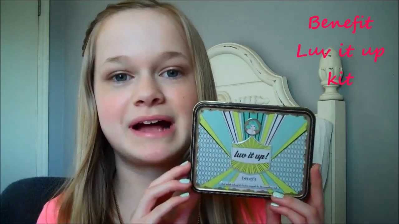 Benefit "Luv it up!" Tutorial! {Face, Eyes, Lips} YouTube