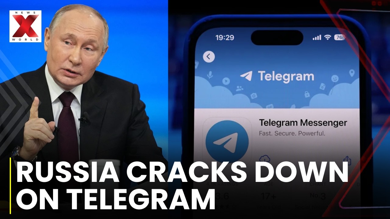 Russia Begins Restricting Telegram as Kremlin Pushes “Sovereign Internet” | NewsX World