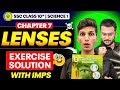 Science 1 Chapter 7- Lenses Exercise Solution | Class 10th | Maharashtra Board 2025-26 SSC