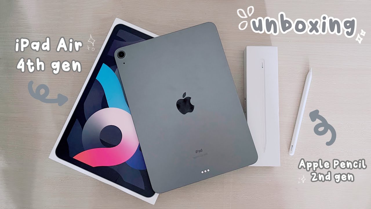iPad Air 4th gen *256GB* and Apple Pencil 2nd gen UNBOXING my attempt