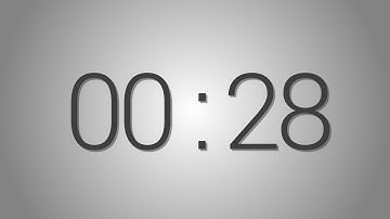 28 Seconds countdown Timer - Beep at the end | Simple Timer (twenty-eight sec)