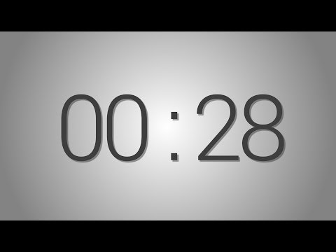28 Seconds countdown Timer - Beep at the end | Simple Timer (twenty-eight sec)